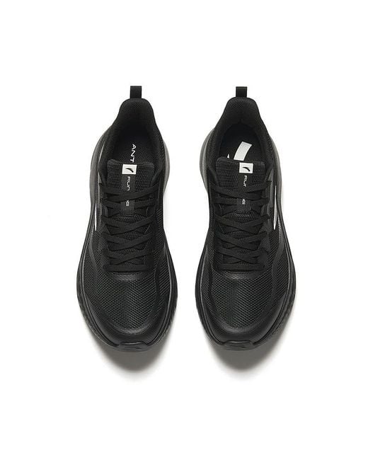 Anta Black Running Shoes With Logo' for men