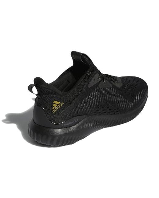 Adidas Black Alphabounce 1 Metallic' for men