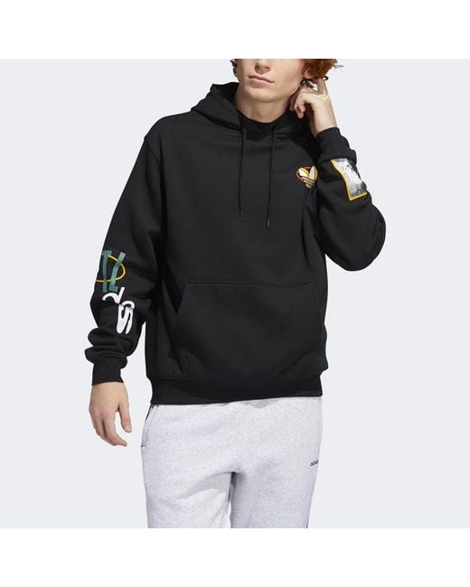 Adidas Black Originals Streetball Hood Casual Sports for men