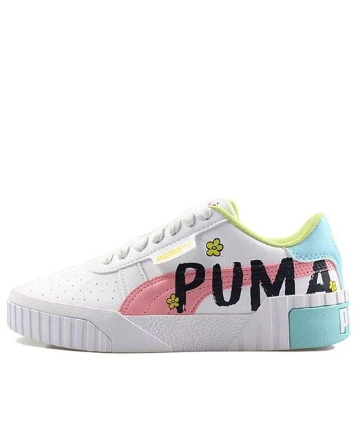 PUMA White (Wmns) Cali Novelty 'Flower'