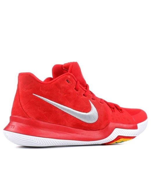 Nike Red Kyrie 3 Ep 'University' for men