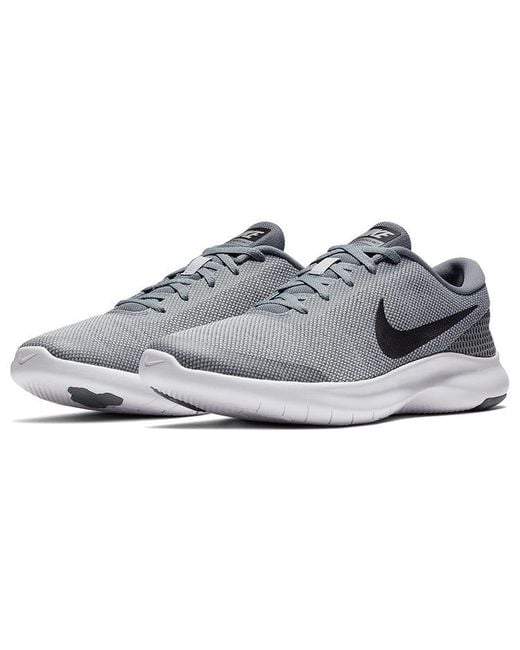 Nike Gray Flex Experience Rn 7 'Wolf' for men