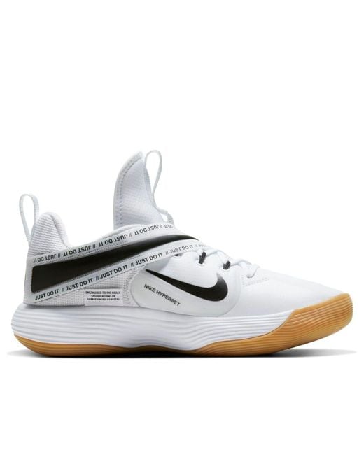 Nike White (Wmns) React Hyperset Gum' for men