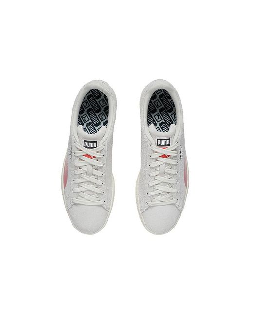 PUMA White Suede 'Spraycan for men
