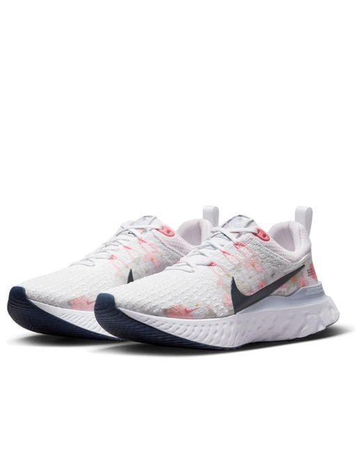 Nike White (Wmns) React Infinity Run Fk 3 Prm Pearl'