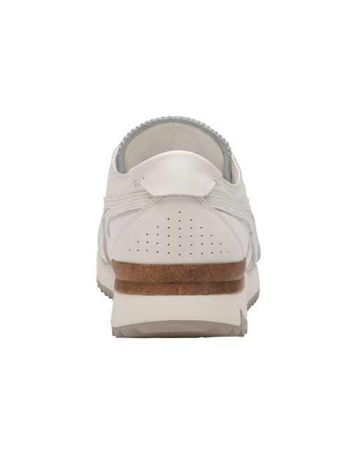 Onitsuka Tiger White Mhs Cl Lightweight Breathable Casual Shoes/Sneakers Creamy for men