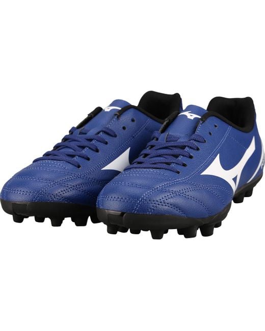 Mizuno Blue Potrero Wide Ag Training Soccer Cleats for men