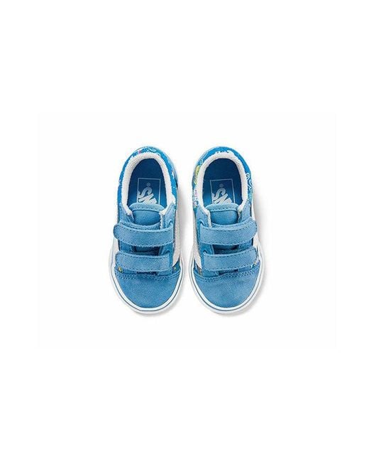 Vans Blue Old Skool V Sneakers K for men
