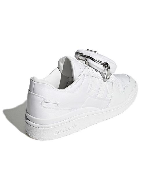 Adidas White Originals Forum Low Re-Nylon X Prada for men