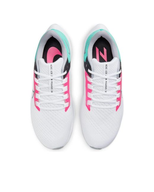 Nike White Air Zoom Pegasus 38 'South Beach' for men