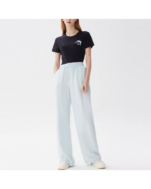 Fila Black (Wmns) Dolphin Printing Round Neck Short Sleeve
