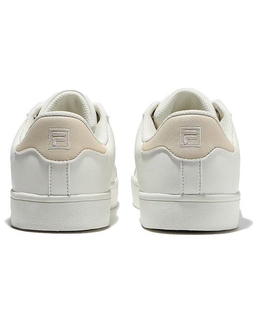 Fila White Uni Court Deluxe