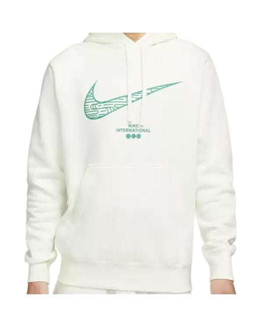 Nike White Cny Chinese New Year's Edition Logo Printing Knit Fleece for men