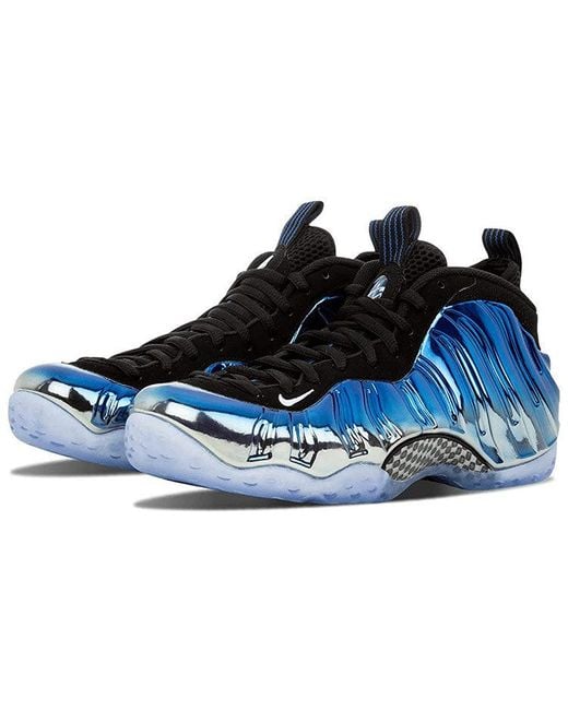 Nike Blue Air Foamposite One Prm Mirror' for men