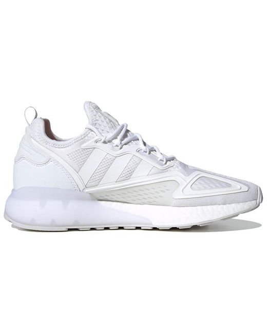 Adidas White Zx 2K Boost 'Cloud' for men