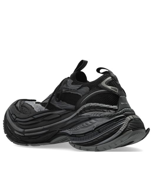 Balenciaga Black Platform Reduced Sneaker 'Dark' for men