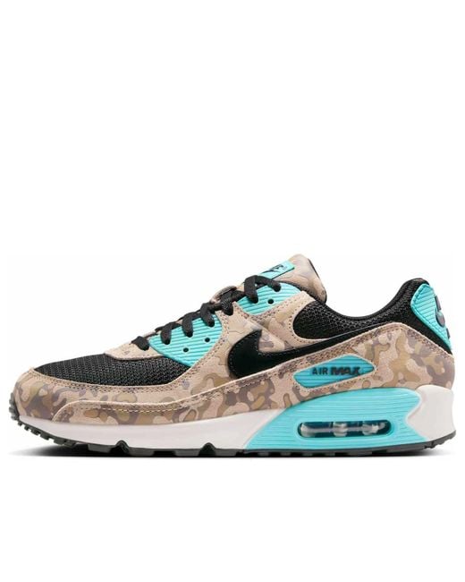 Nike Blue Air Max 90 Premium 'Aurora Camo' for men