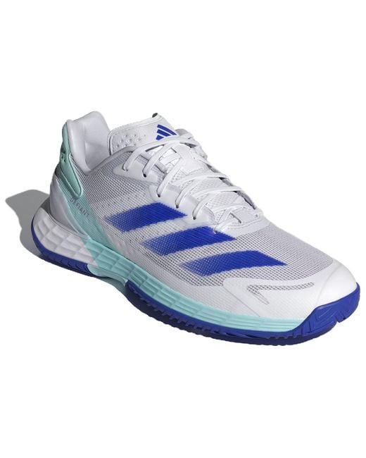 Adidas Blue Defiant Speed 2 Tennis Lucid Aqua' for men