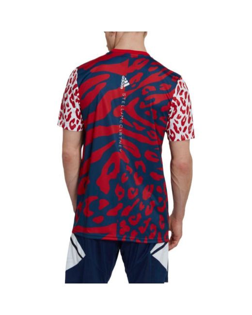 Adidas Red X Stella Mccartney Crossover Arsenal Fc Pre-Match Jersey Soccer/Football Jersey for men