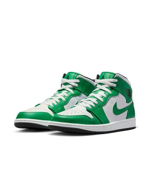 Nike Green 1 Mid Sneakers for men