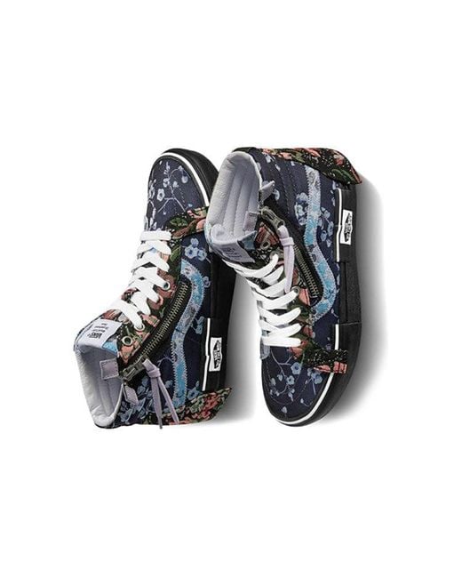 Vans Black Sk8-Hi Reissue Cap 'Florals' for men