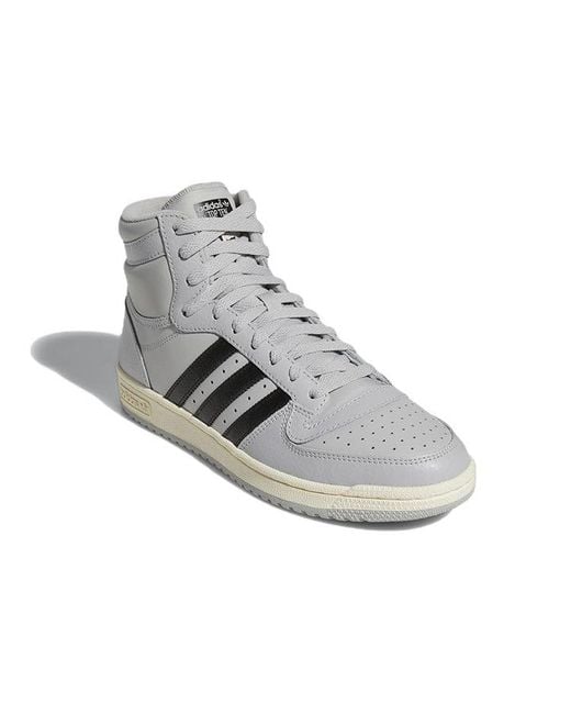 Adidas Gray Top Ten Rb Core' for men