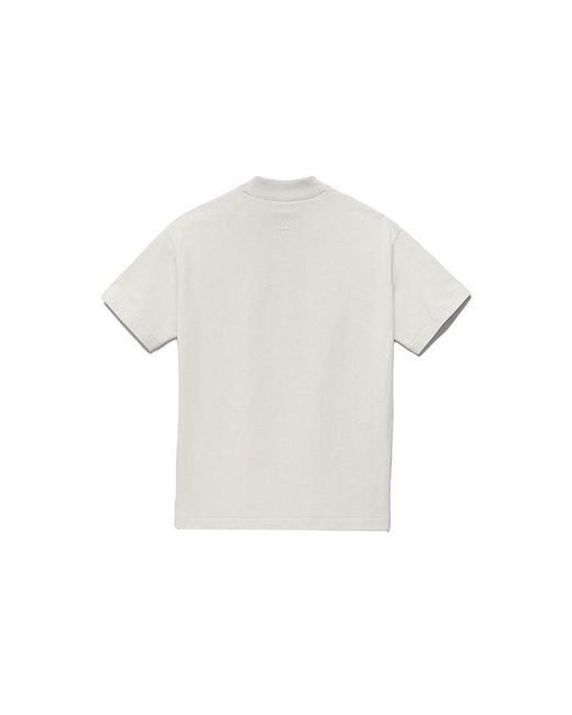 Adidas White Basketball Logo Tee for men