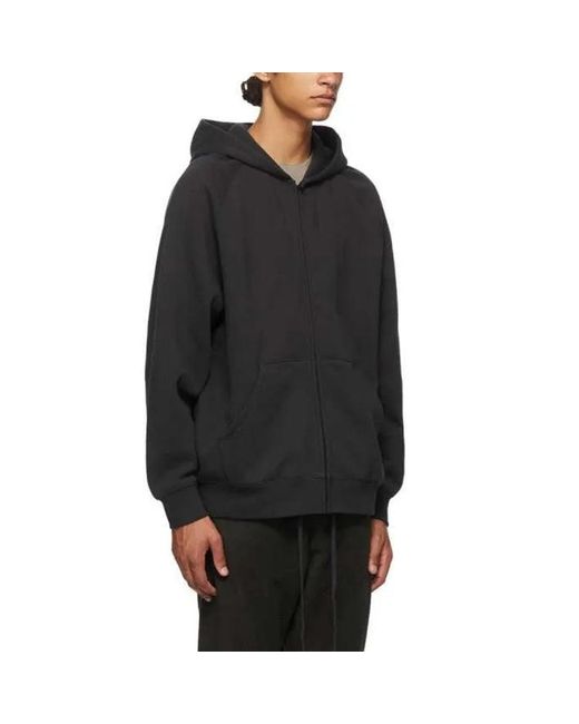 Fear Of God Black Ss20 Full Zip Up for men