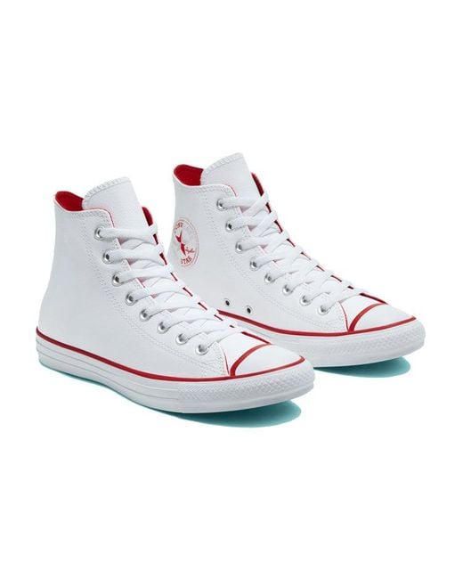 Converse White Seasonal Color Leather Chuck Taylor All Star for men