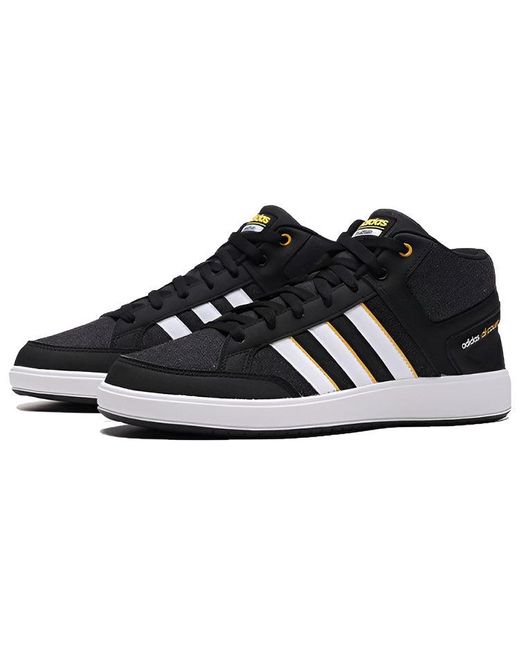 Adidas Black All Court Mid Tennis Shoes for men