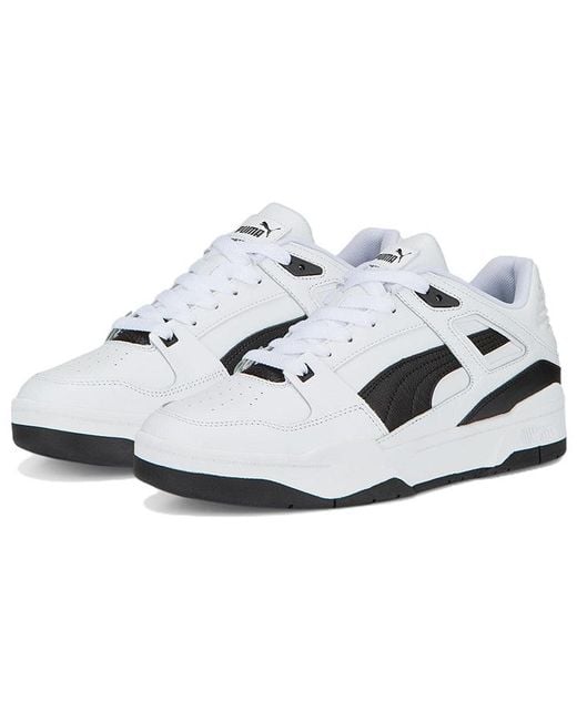 PUMA White Slipstream Leather for men
