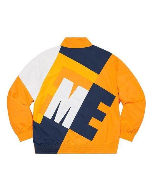 Supreme Big Letter Track Jacket in Orange for Men | Lyst UK