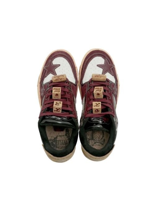 KAALIXTO Brown Skateboarding Low Wine' for men