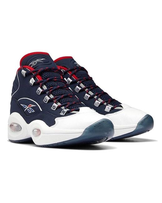 Reebok Blue Question Mid 'Usa' for men