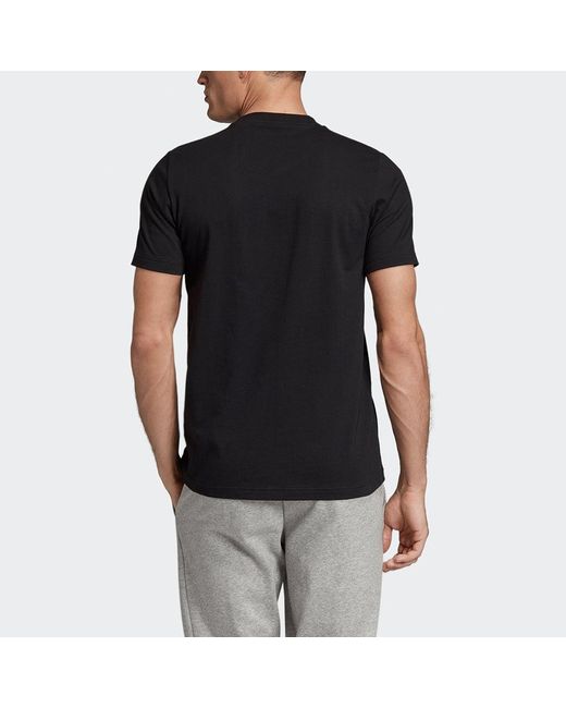 Adidas Black E Camo Lin Tee Training Sports Round Neck Short Sleeve for men