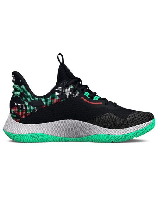 Under Armour Blue Curry 2 Hovr Splash Antifreeze Camo' for men