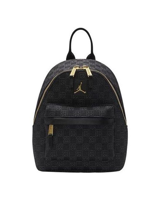 Nike Black Air Jordan Monogram Mini Backpack