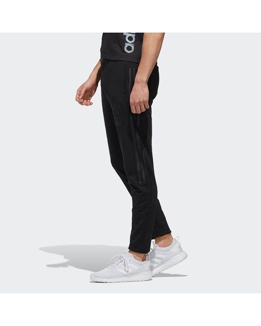 Adidas Black Neo M Sw Tp Lacing Slim Fit Sports Long Pants for men