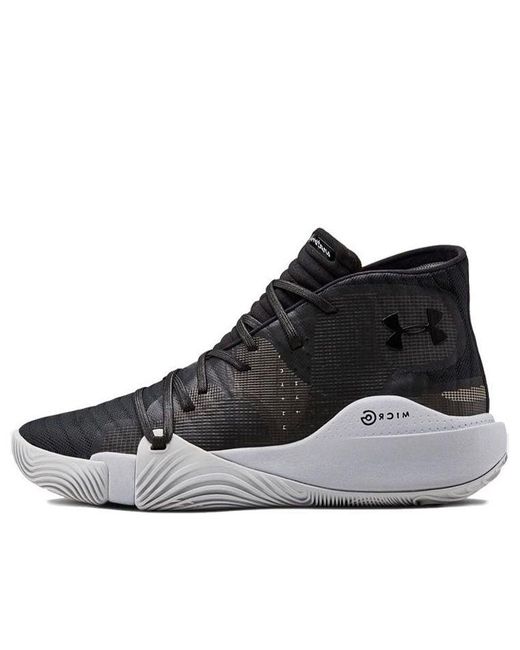 Under Armour Anatomix Spawn Mid in Black for Men | Lyst