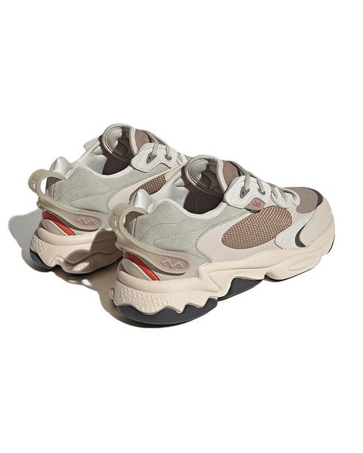 Adidas White Originals Ozweego Meta Shoes Light' for men
