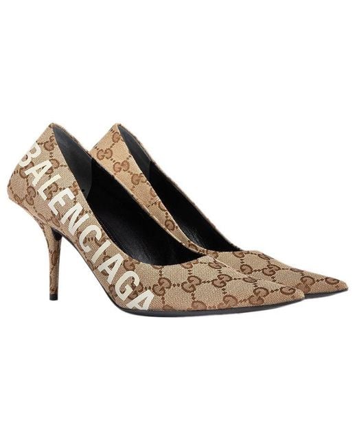 Balenciaga Natural (Wmns) X Gucci The Hacker Project Knife Pumps