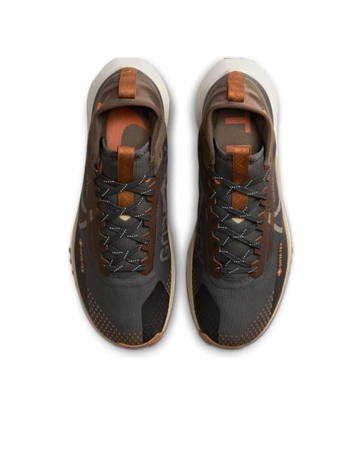 Nike Brown React Pegasus Trail 4 Gtx 'Anthracite Ale' for men