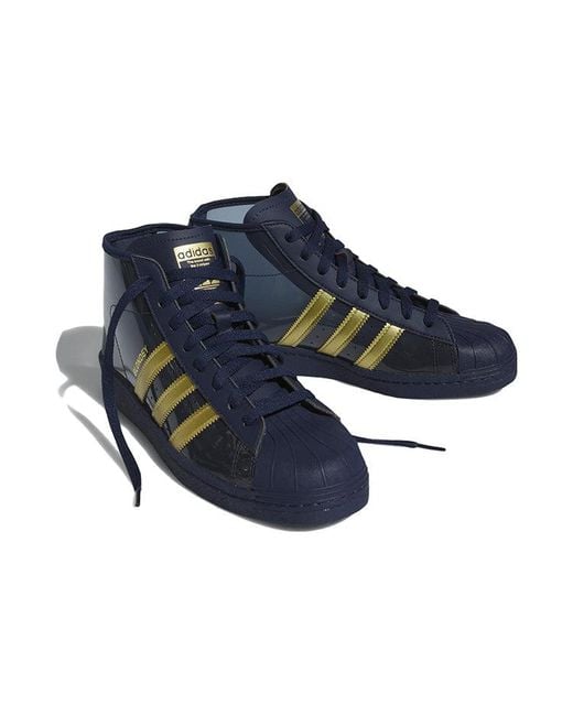 Adidas Blue Blondey Pro Model Adv Shoes 'Night' for men