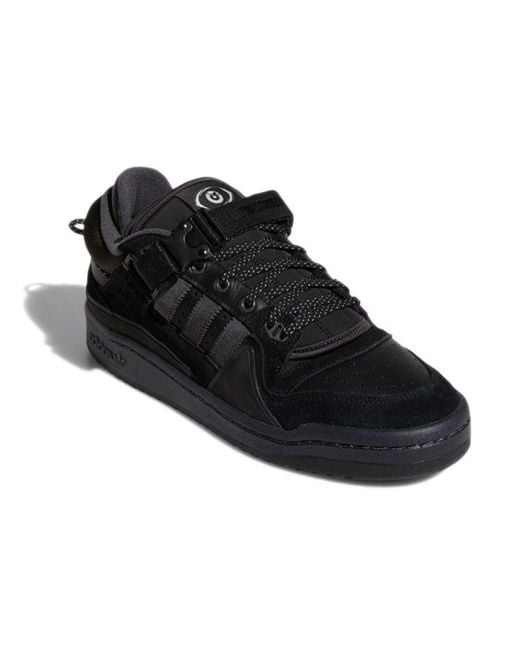 Adidas Black X Bad Bunny Forum Buckle Low 'Back To School' for men