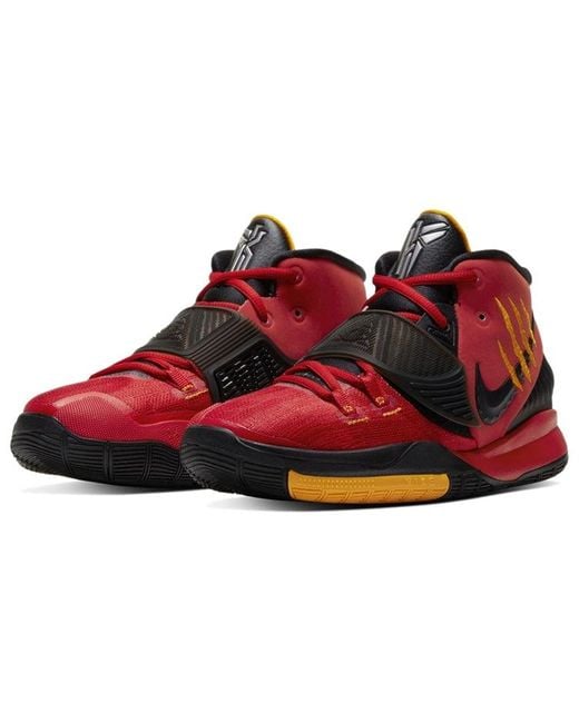 Nike Red Kyrie 6 'Bruce Lee for men