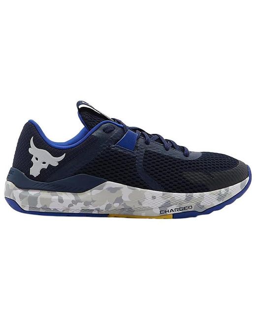 Under Armour Blue Project Rock Bsr 2 'Marble for men
