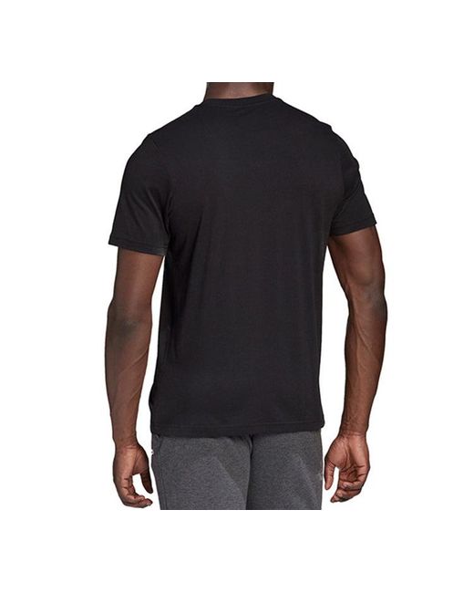 Adidas Black M Vrt Txtrlg T Sports Training Short Sleeve for men