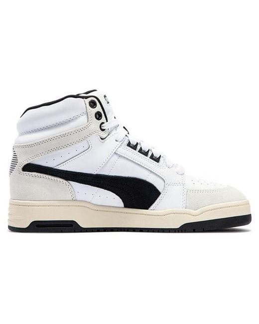 PUMA White Slipstream Mid Heritage for men