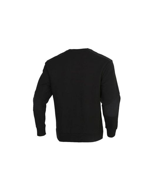 PUMA Black Nu-Tility Round Neck Casual Pullover Sports for men