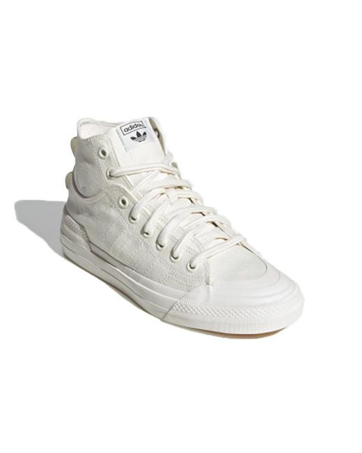 Adidas White Nizza Hi Dl for men